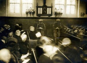 First World War Memorial in the 1920s