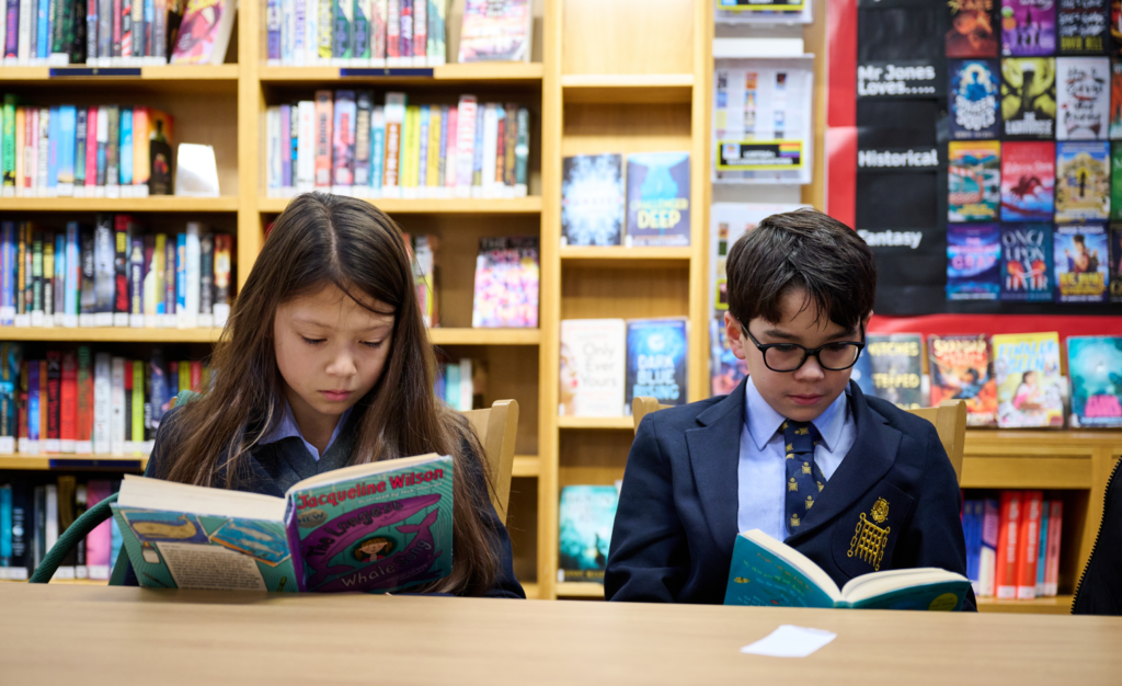 Students reading